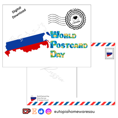 Russia - World Postcard Day - Digital Download